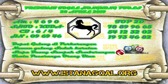 PREDIKSI TOGEL HONGKONG POOLS 28 APRIL 2019