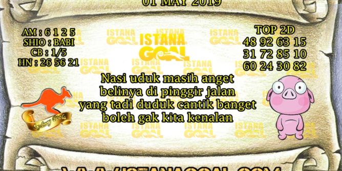 PREDIKSI TOGEL SYDNEY POOLS 01 MAY 2019