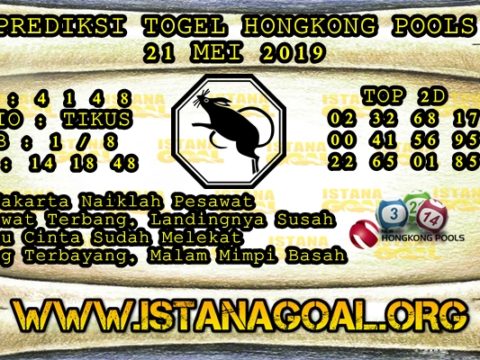 PREDIKSI TOGEL HONGKONG POOLS 21 MEI 2019