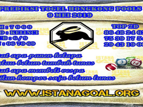 PREDIKSI TOGEL HONGKONG POOLS 9 MEI 2019