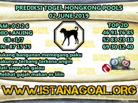 PREDIKSI TOGEL HONGKONG POOLS 02 JUNE 2019