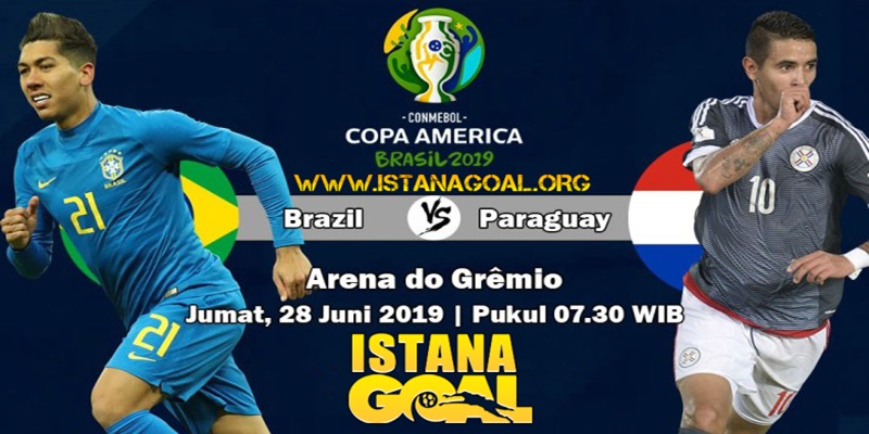 Pertandingan Brasil vs Paraguay