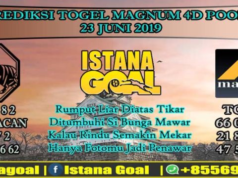 PREDIKSI TOGEL MAGNUM 4D POOLS 23 JUNE 2019