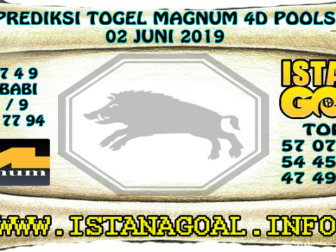 PREDIKSI TOGEL MAGNUM 4D POOLS 02 JUNE 2019