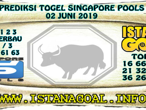 PREDIKSI TOGEL SINGAPORE POOLS 02 JUNE 2019