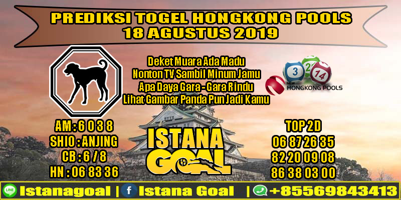 PREDIKSI TOGEL HONGKONG POOLS 18 AGUSTUS 2019