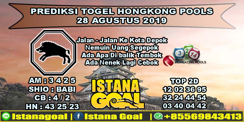 PREDIKSI TOGEL HONGKONG POOLS 28 AGUSTUS 2019