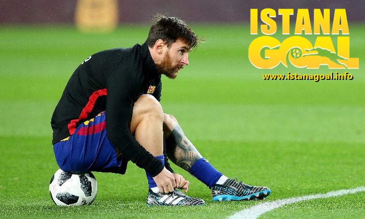 lionel Messi cedera istana goal