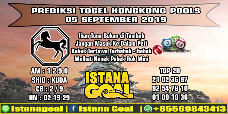 PREDIKSI TOGEL HONGKONG POOLS 05 SEPTEMBER 2019