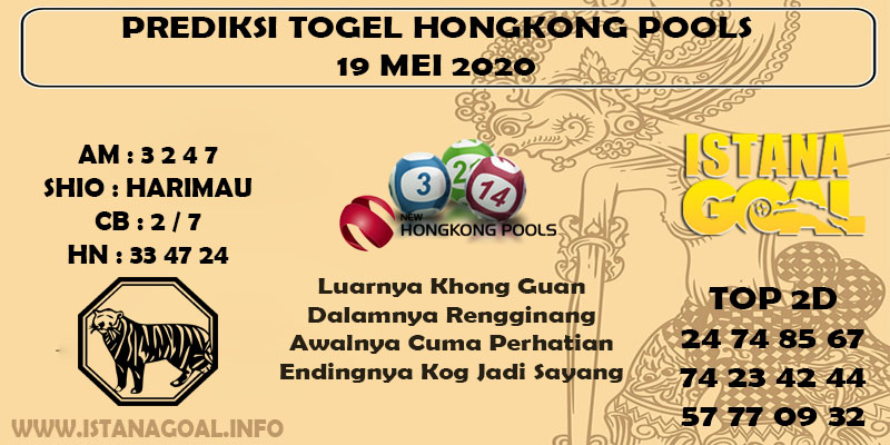 PREDIKSI TOGEL HONGKONG POOLS 19 MAY 2020